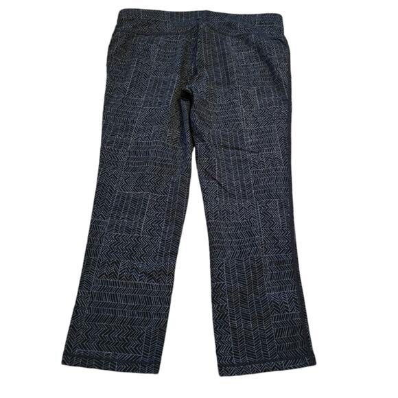 Prana Black and White Active Yoga Workout capri length‎ leggings Size Small - Picture 1 of 7